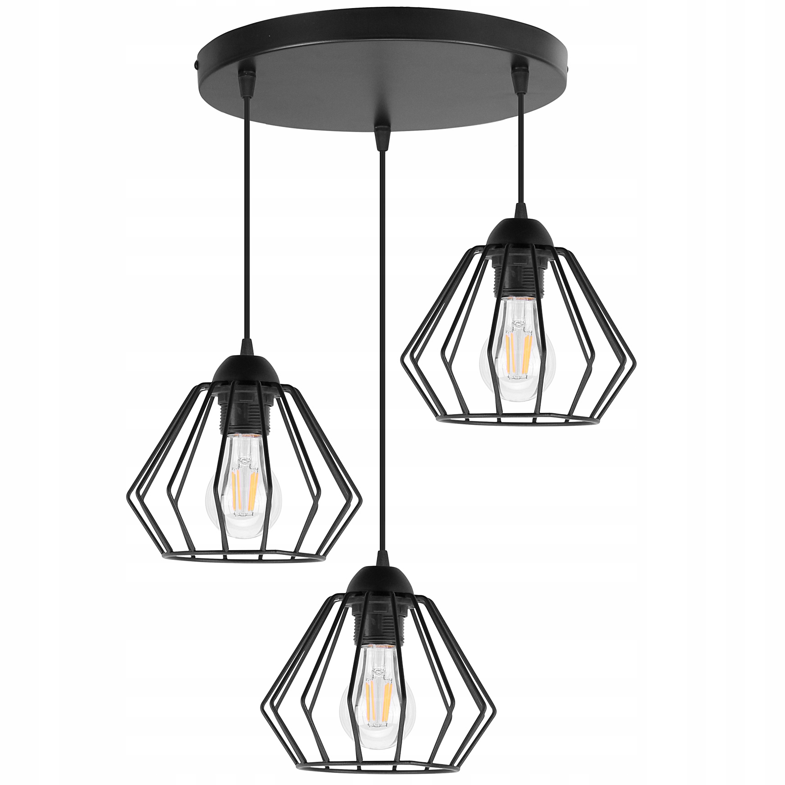 

Lampa Wisząca Sufitowa Żyrandol Brylant Led Loft