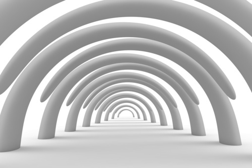 

Fototapeta 3D Grafika Tunel Hol Przejście Widok