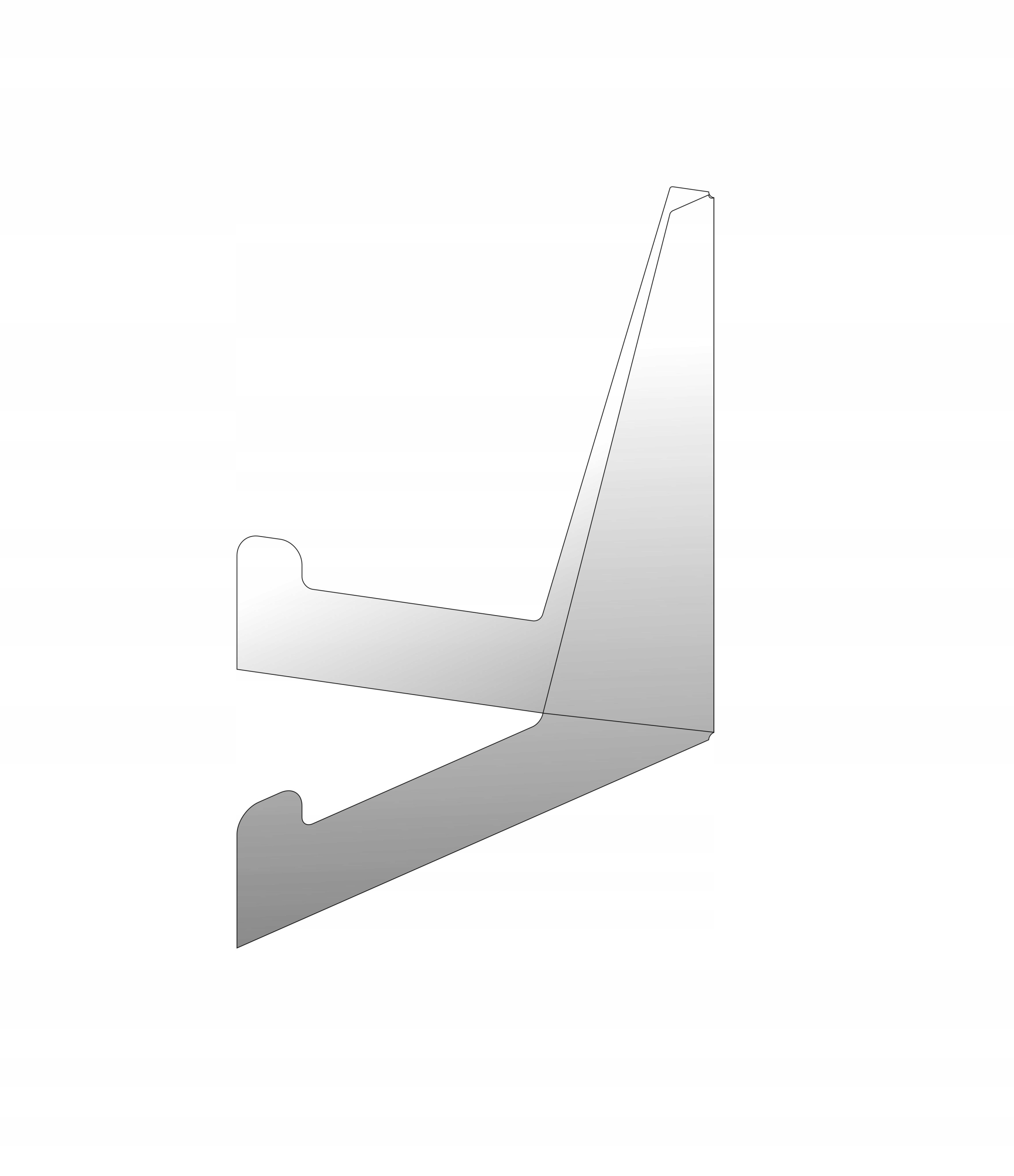 

Stojak podstawka Plexi Tablet Książka Talerz 16 cm