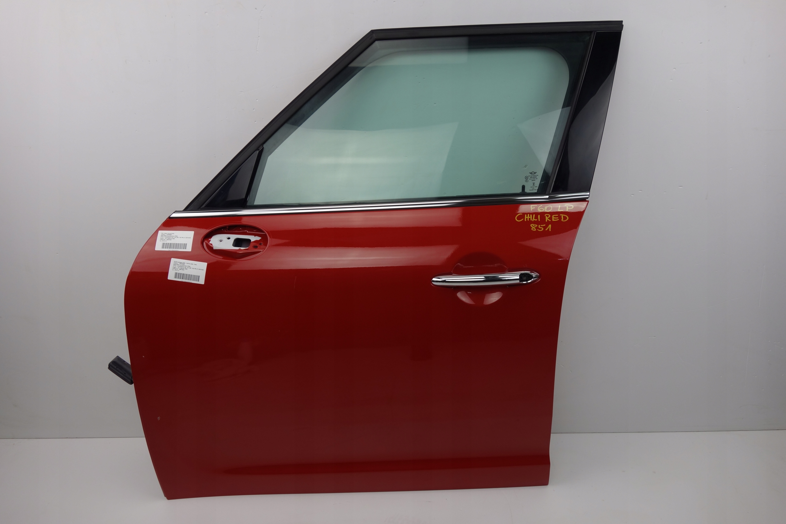 DRZWI LEWE PRZEDNIE MINI F60 CHILI RED 851