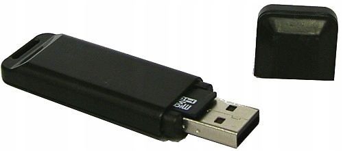 MINI DYKTAFON SZPIEGOWSKI PODSŁUCH PENDRIV USB 8GB Marka Aptel