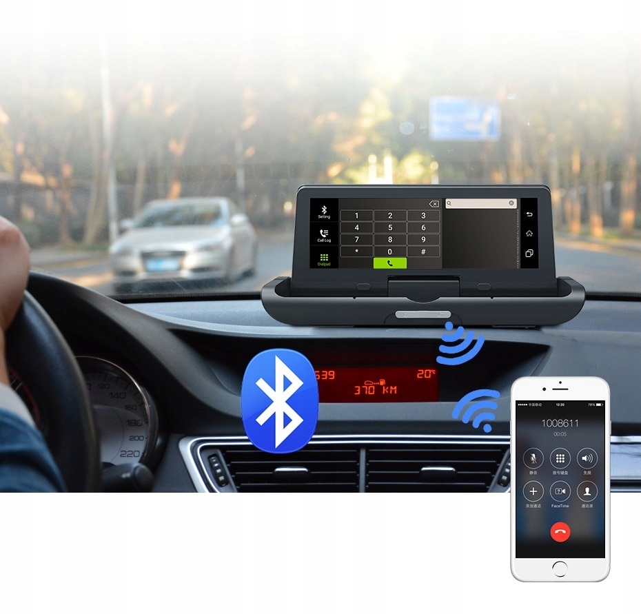 Rejestrator 2GB 32GB WiFi GPS Android 8 1 ADAS 4G Type Car