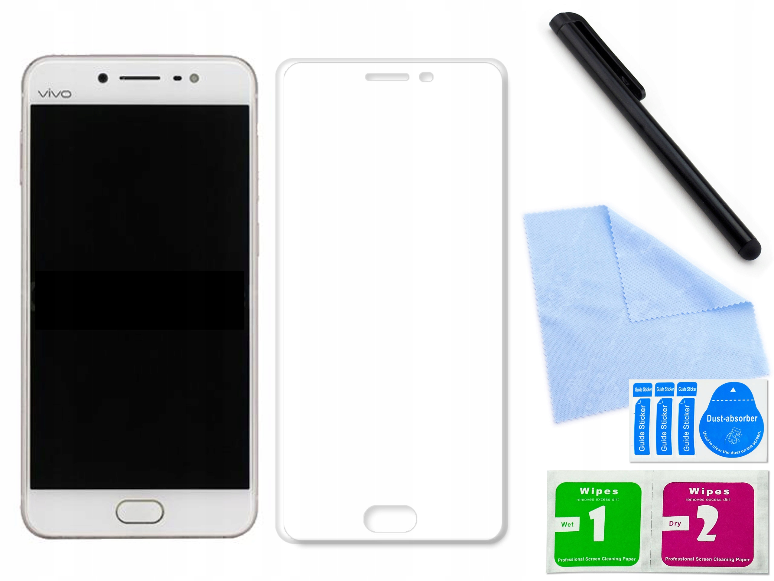

Szkło hartowane 3D do Vivo X7 Przeroczyste