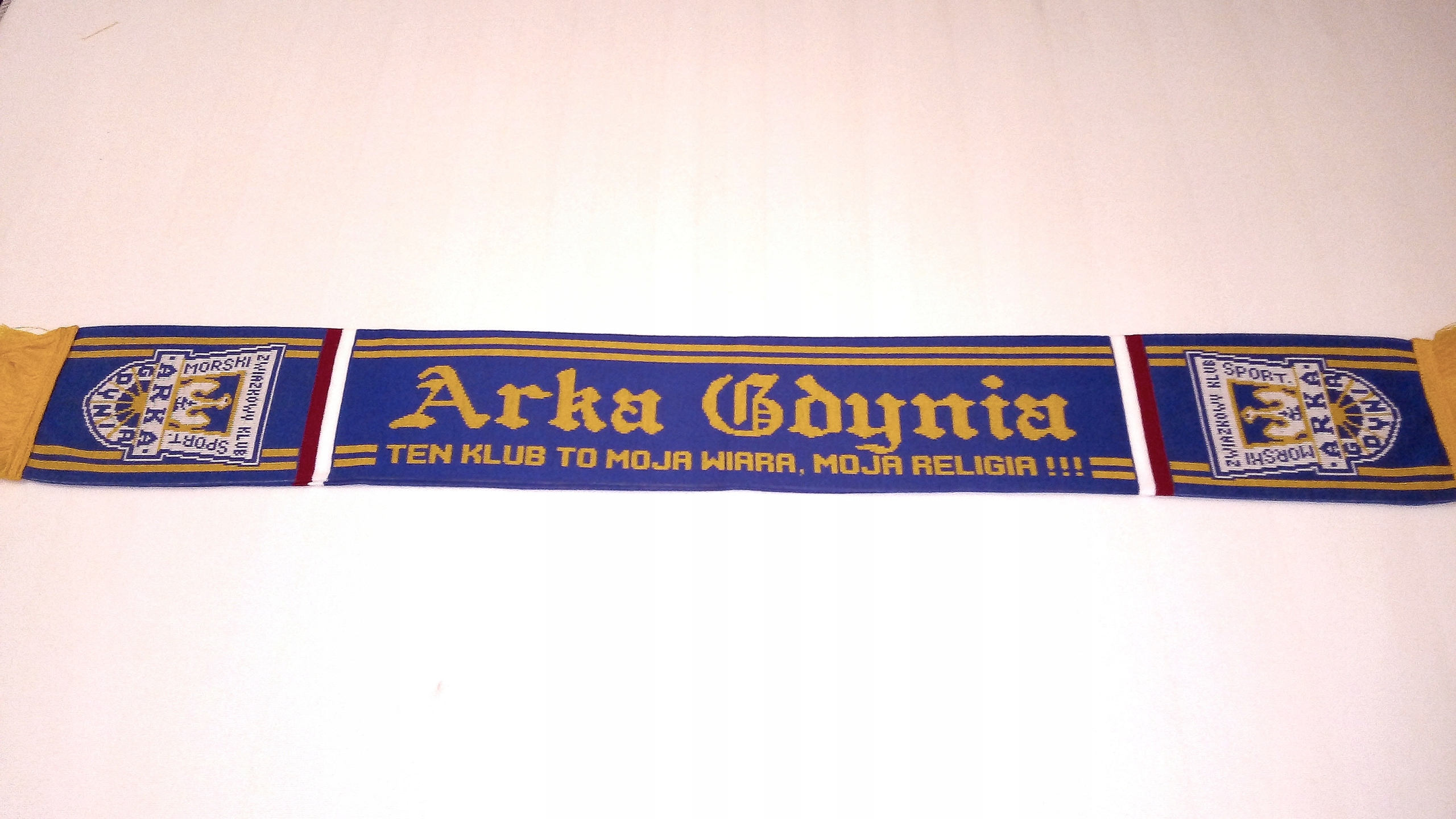 SZAL KIBICA DZIANY- ARKA GDYNIA- DWUSTRONNY.