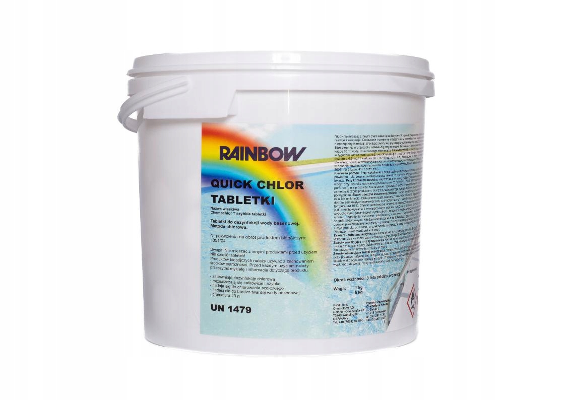 

Chlor Szok Tabletki 20G 5 Kg Basen Chemia Poznan