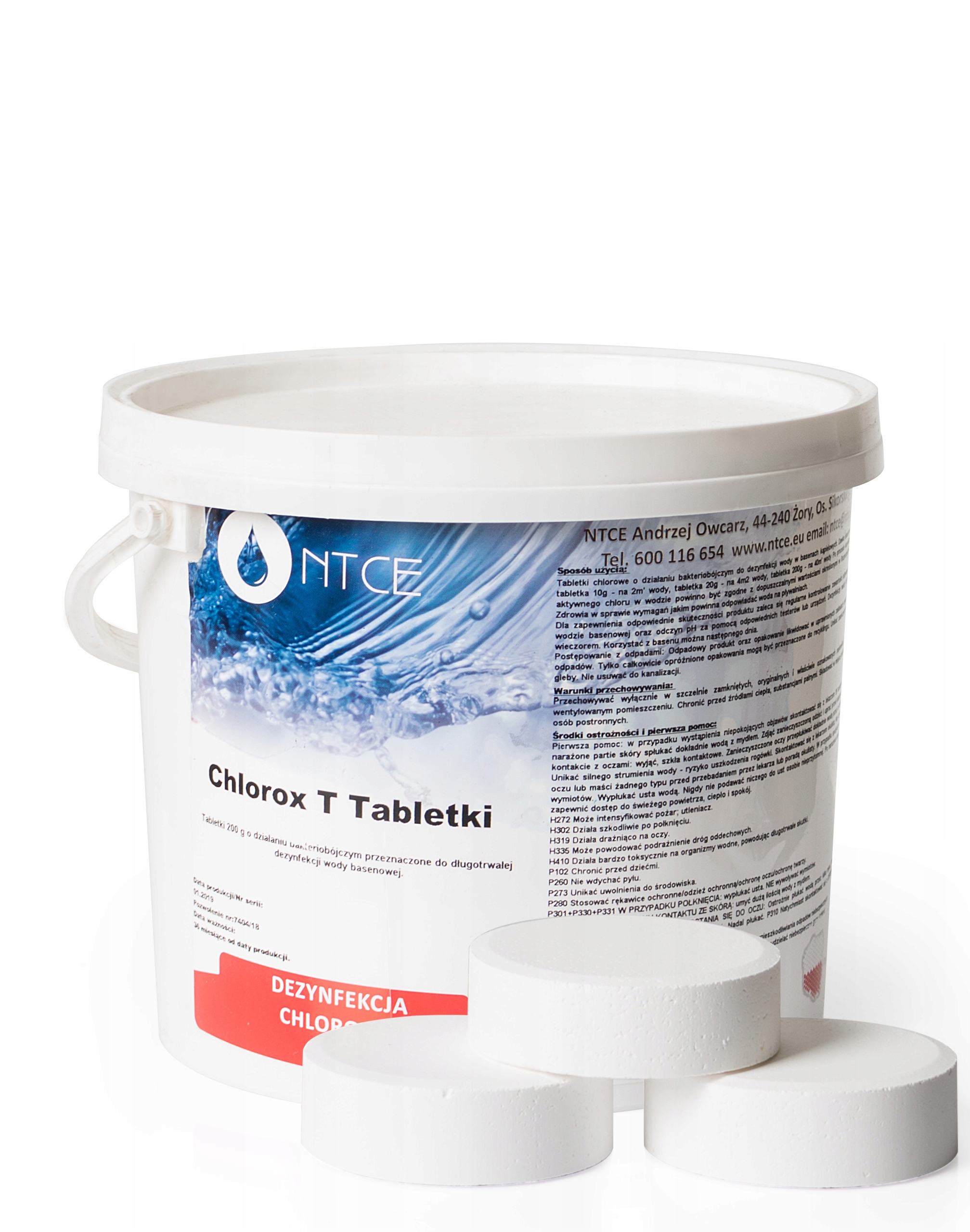 

Chlor Tabletki Chlorowe Chlorox T 200g Ntce 3kg
