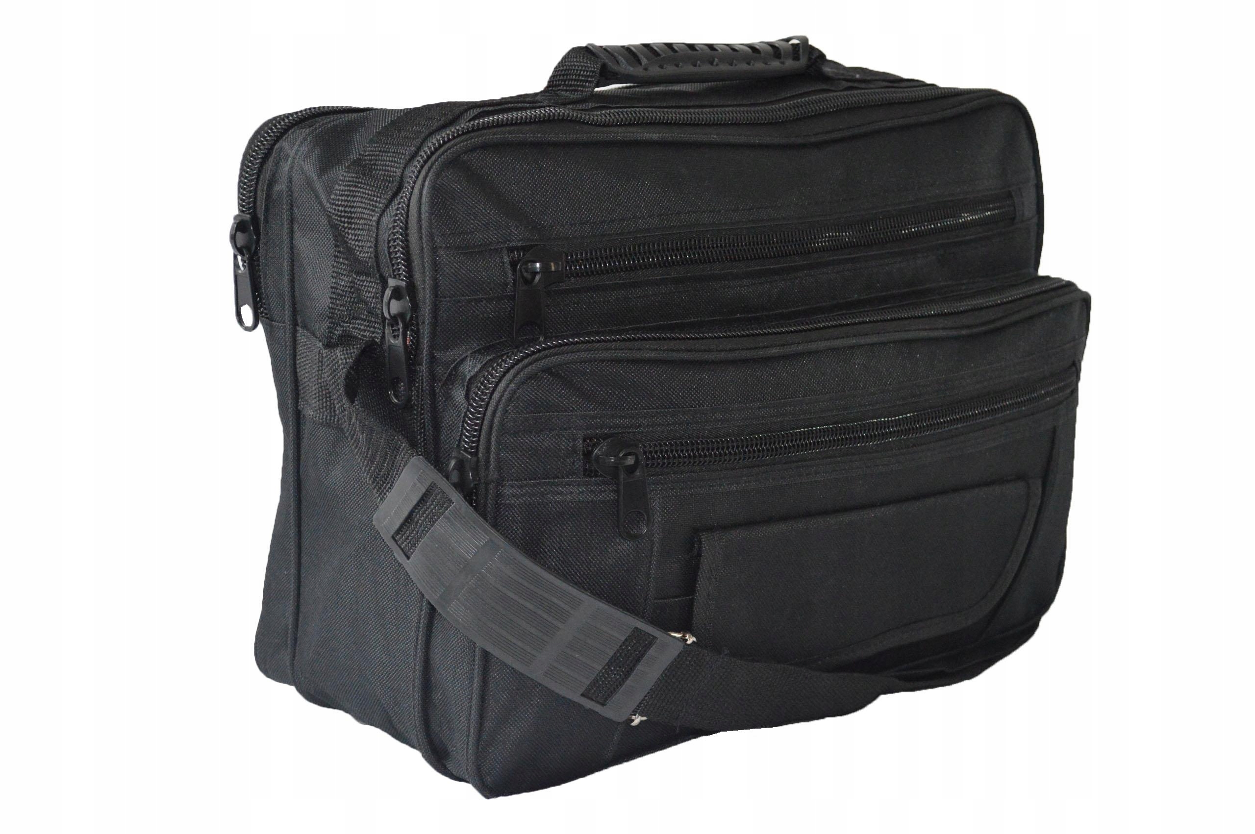 TORBA MĘSKA SASZETKA NA RAMIĘ DO PRACY SZKOŁY Materiał dominujący codura