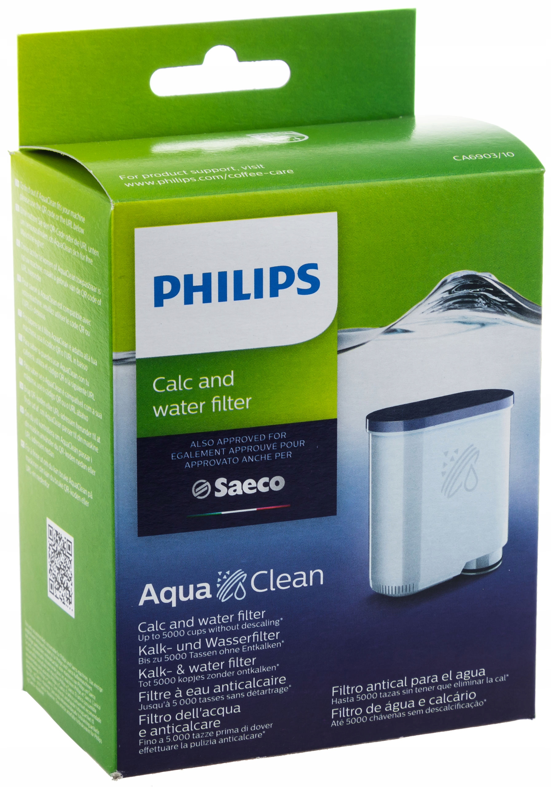 Filtr wody do ekspresu Saeco AquaClean GranAroma Xelsis Suprema Deluxe Marka Philips