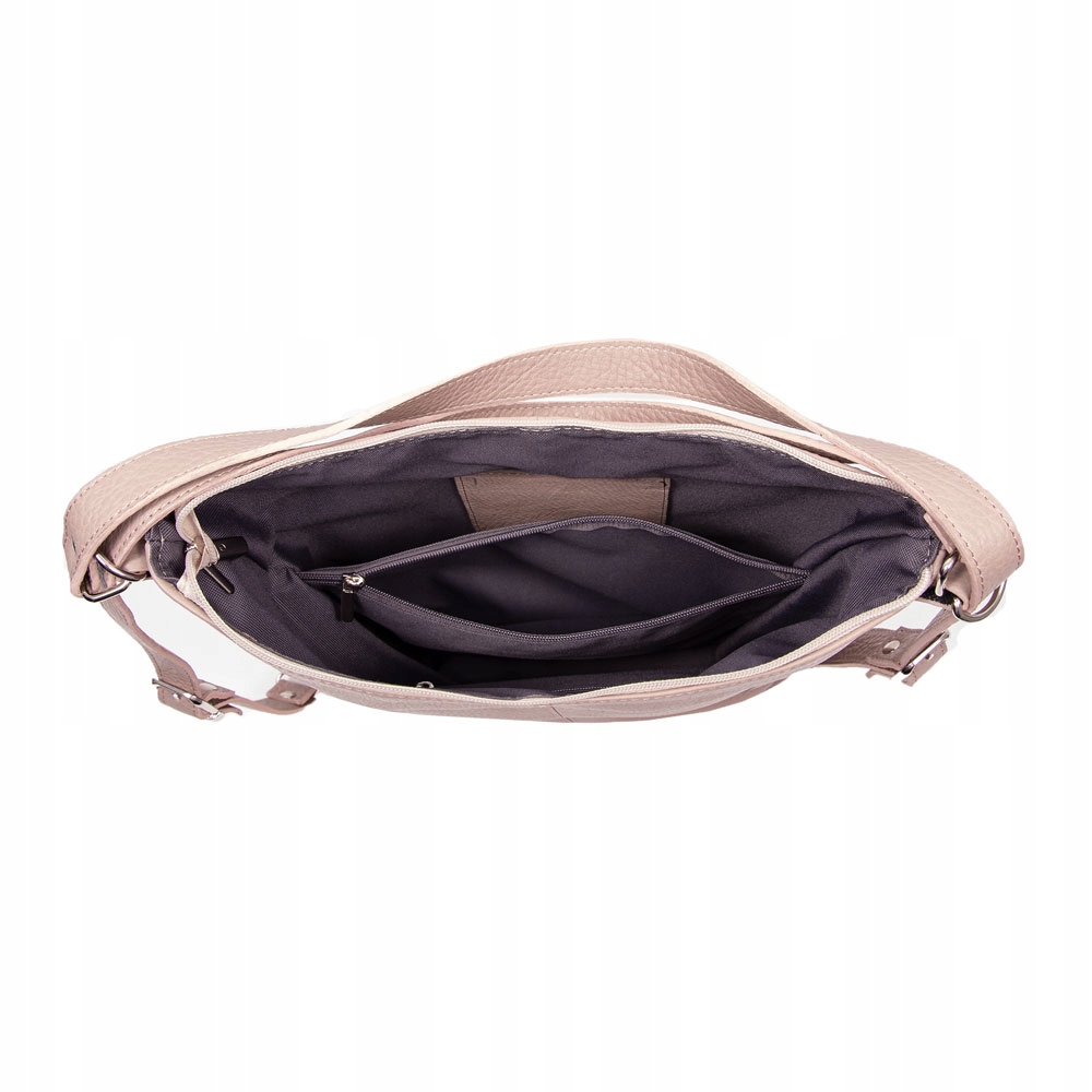 SKÓRZANA TOREBKA-PLECAK DAMSKA WOREK WŁOSKA SKÓRA Styl miejski