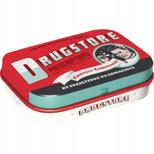 

Pudełko Miętówek Drugstore 15g Nostalgic 81321