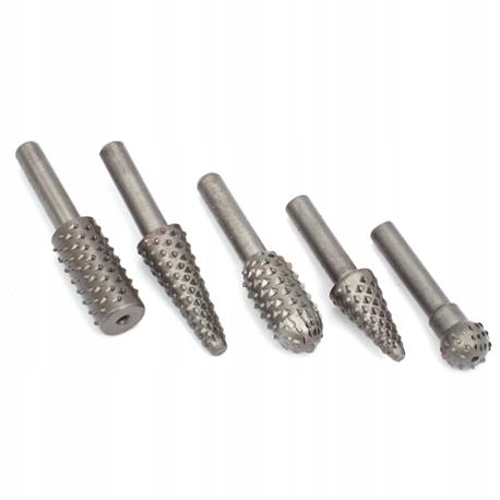 

Zdzieraki Na Trzpieniu 5 Szt. Tarniki, Frezy