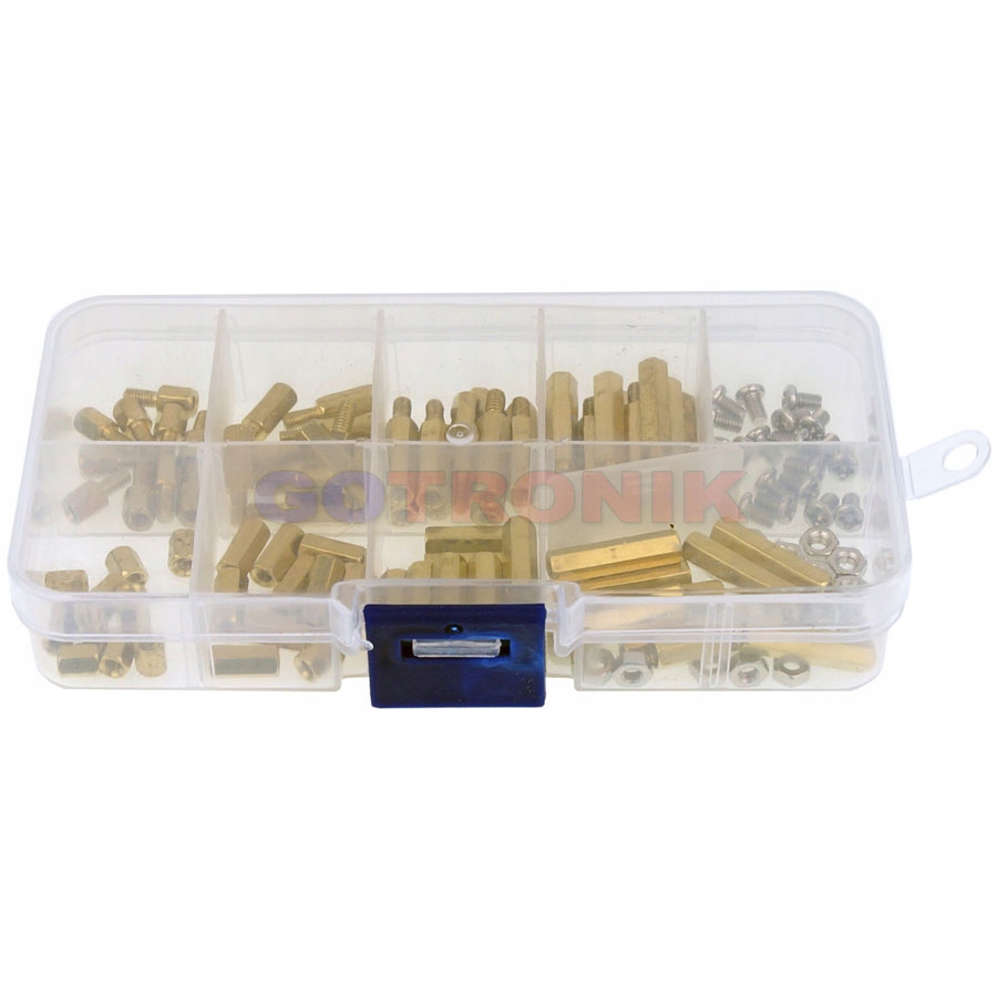 

Tulejki dystansowe i nakrętki 120 sztuk typ 1