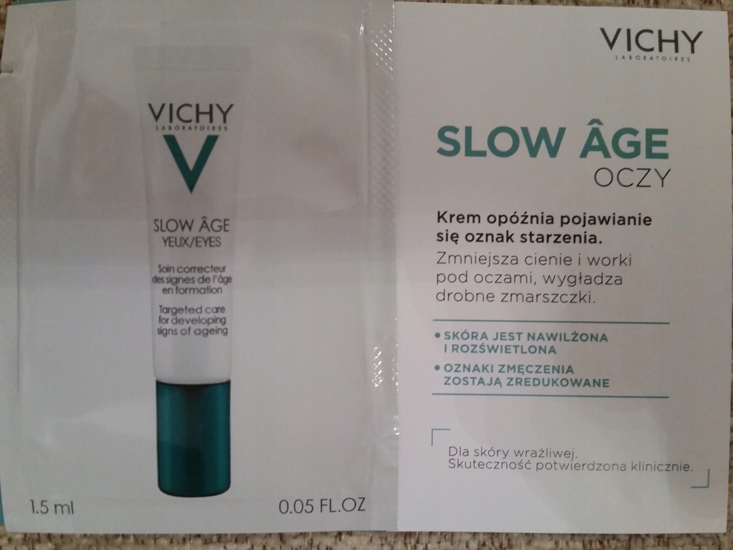 

Vichy Slow Age Na Zmarszczki I Cienie Pod Oczami