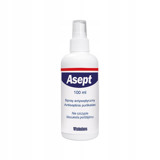 

Asept antybakteryjny spray dezynfekcja 100 ml