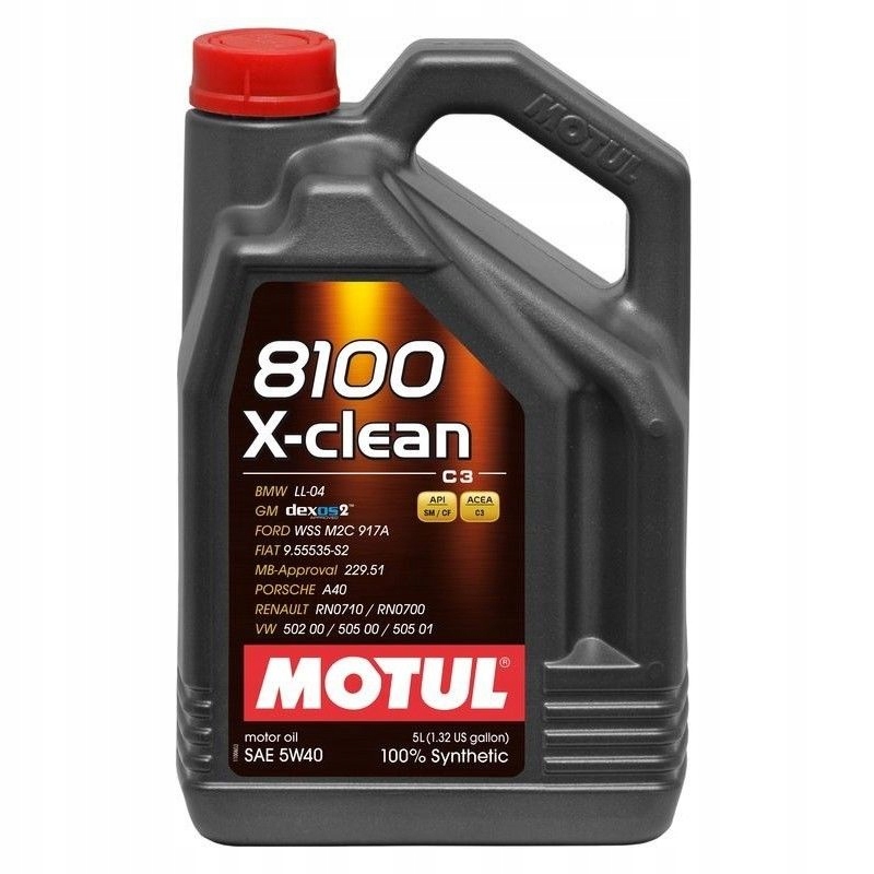 

Olej 5W-40 Motul 8100 X-clean C3 Dpf 5L 5W40