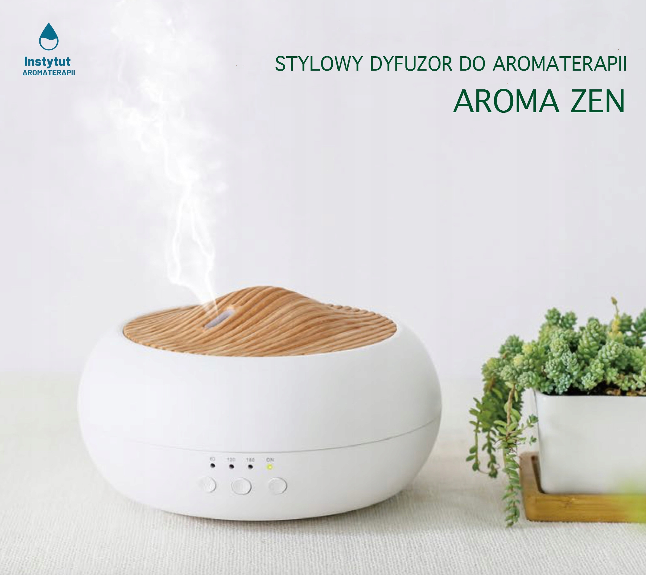 Polecany dyfuzor olejków AROMA ZEN eco Kod producenta IA_0137