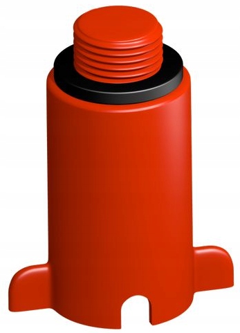 Korek do prób szczelności 1/2" CZERWONY