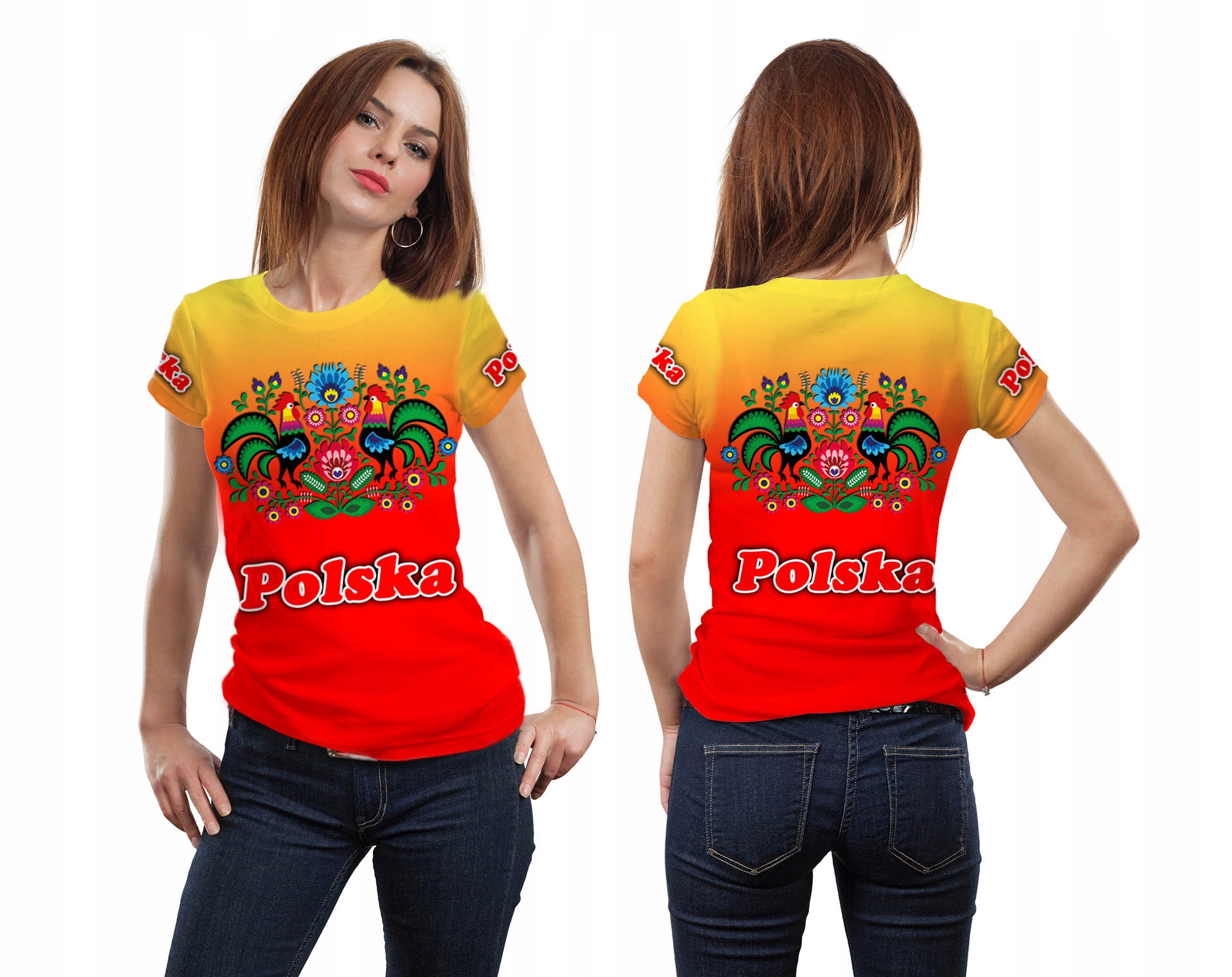 

Koszulka 3D Fullprint L Polska Kwiaty Modne Pl