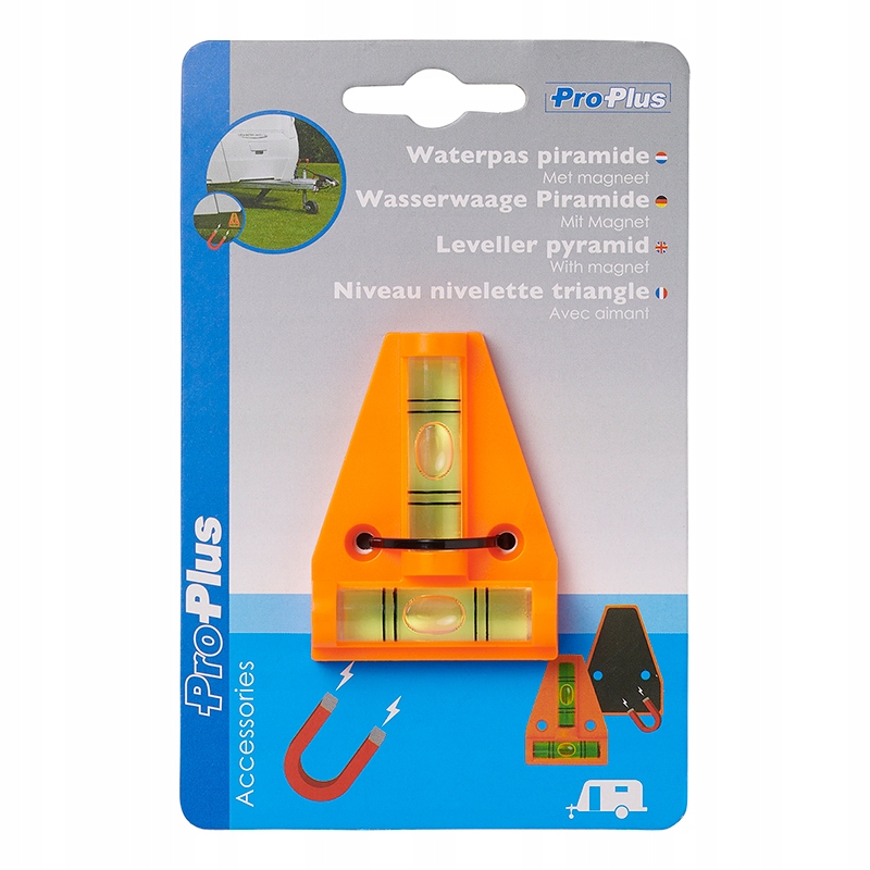 

Poziomica krzyżowa piramida kieszonkowa z magnesem