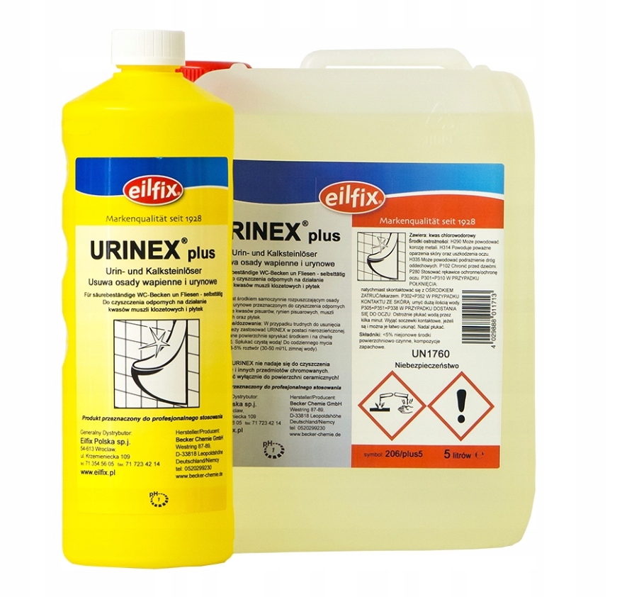 Levně Eilfix Urinex plus pro čištění sanitárních zařízení 5l