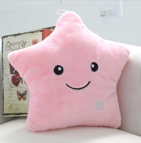 PODUSZKA ŚWIECĄCA LED GWIAZDKA - BIAŁA 502783 Płeć chłopcy