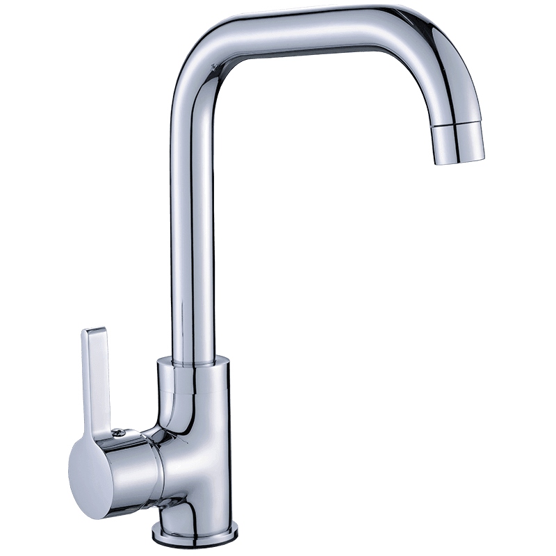 

Bateria Kuchenna Zlew Stojąca Wysoka Wylewka Chrom