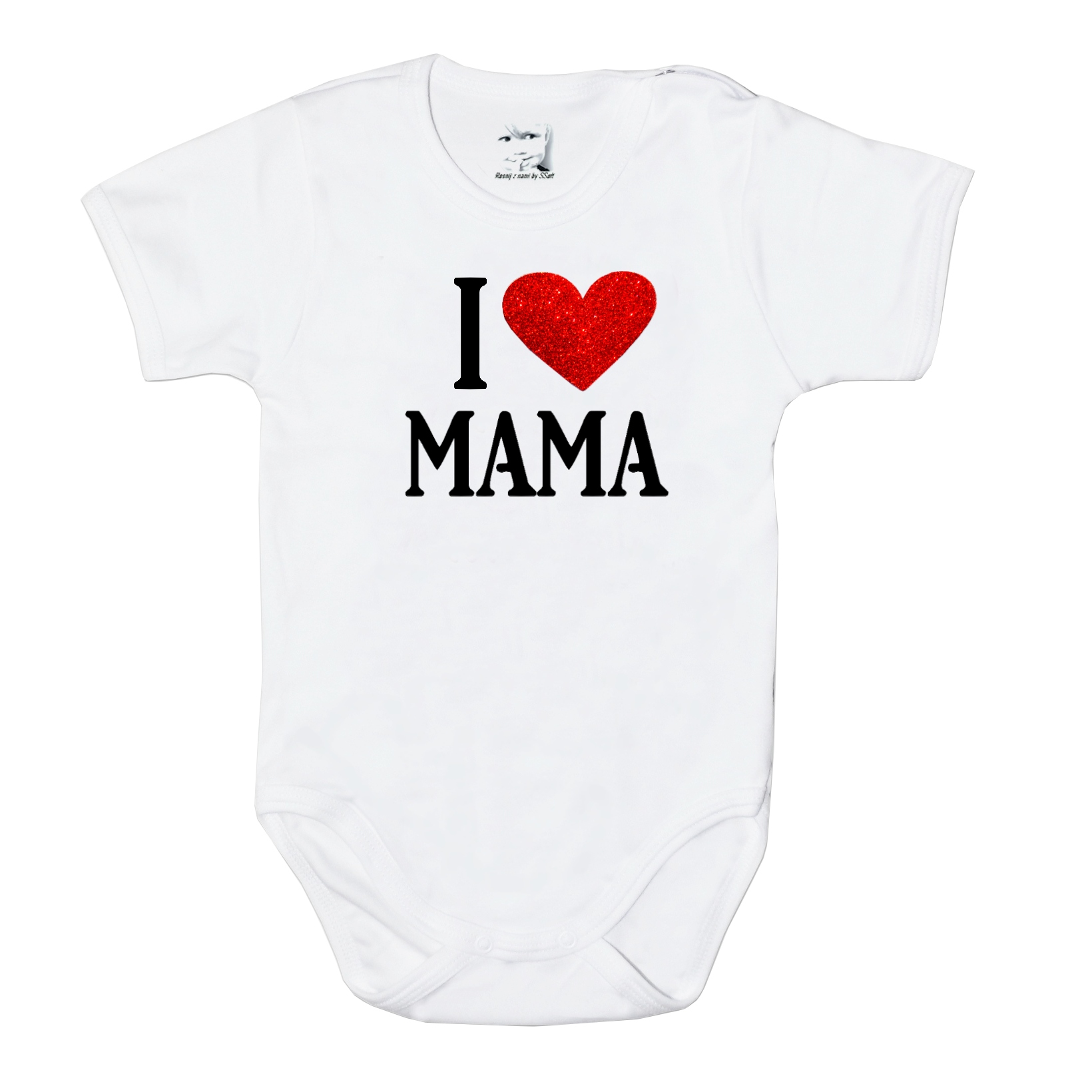 

Body 80 Kr z nadrukem I Love Mama lub Tata