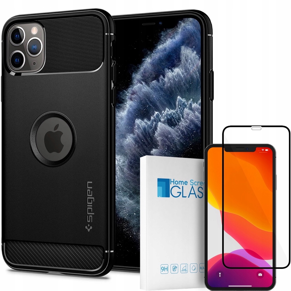 

Etui Spigen Rugged Do Iphone 11 Pro + Szkło Hs 3D