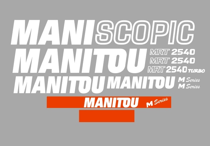 Samolepky – polep Manitou Maniscopic Mrt 2540