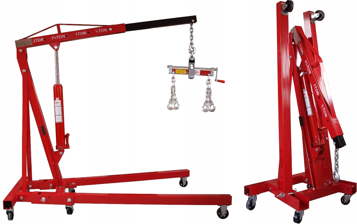 

Żuraw Warsztatowy 2T 2xPOMPA Balanser Duży Masywny