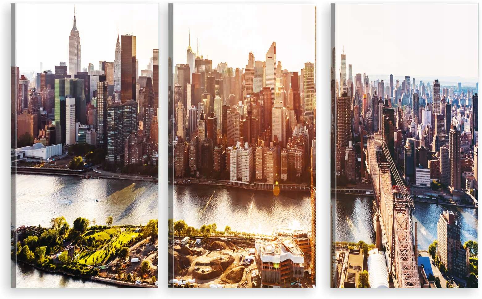 

Tryptyk Obraz Na Ścianę Do Salonu New York 800 Wz