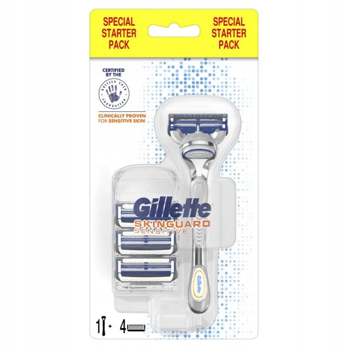 

Gillette Skinguard Sensitive Maszynka 4 wkłady
