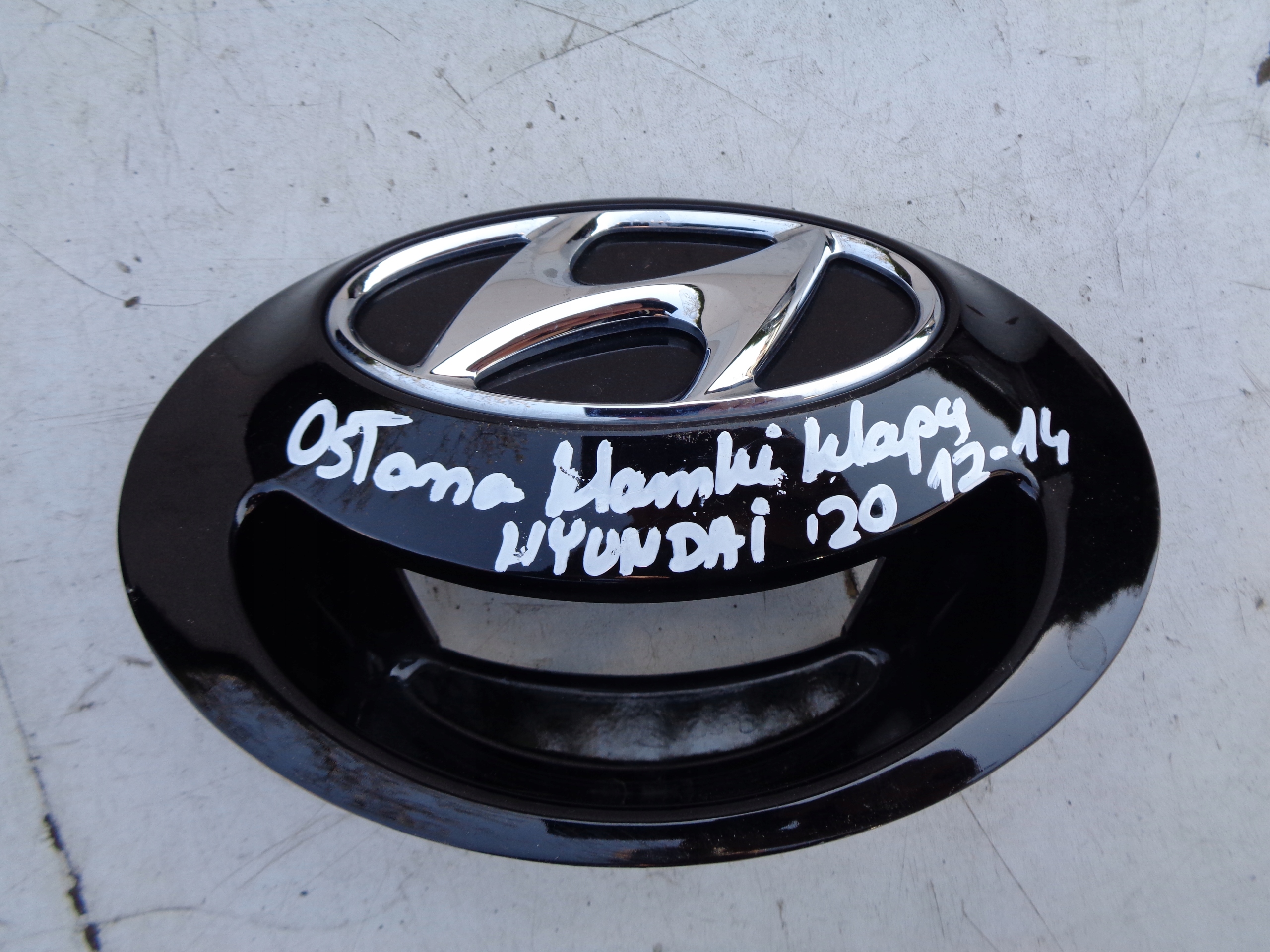 cover handles bonnet boot HYUNDAI I20 12- LIFT