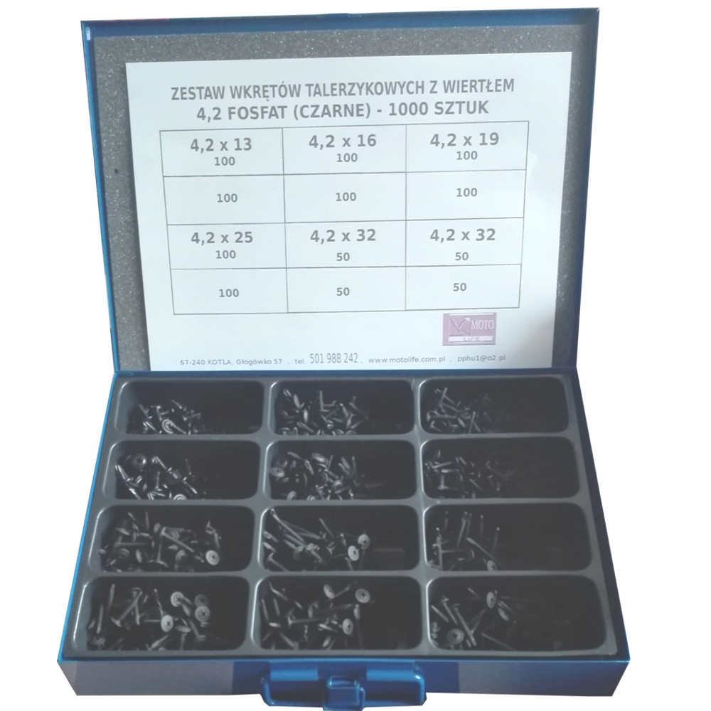 WKRET samowiercacy FOSFAT TALERZYKOWY ZESTAW