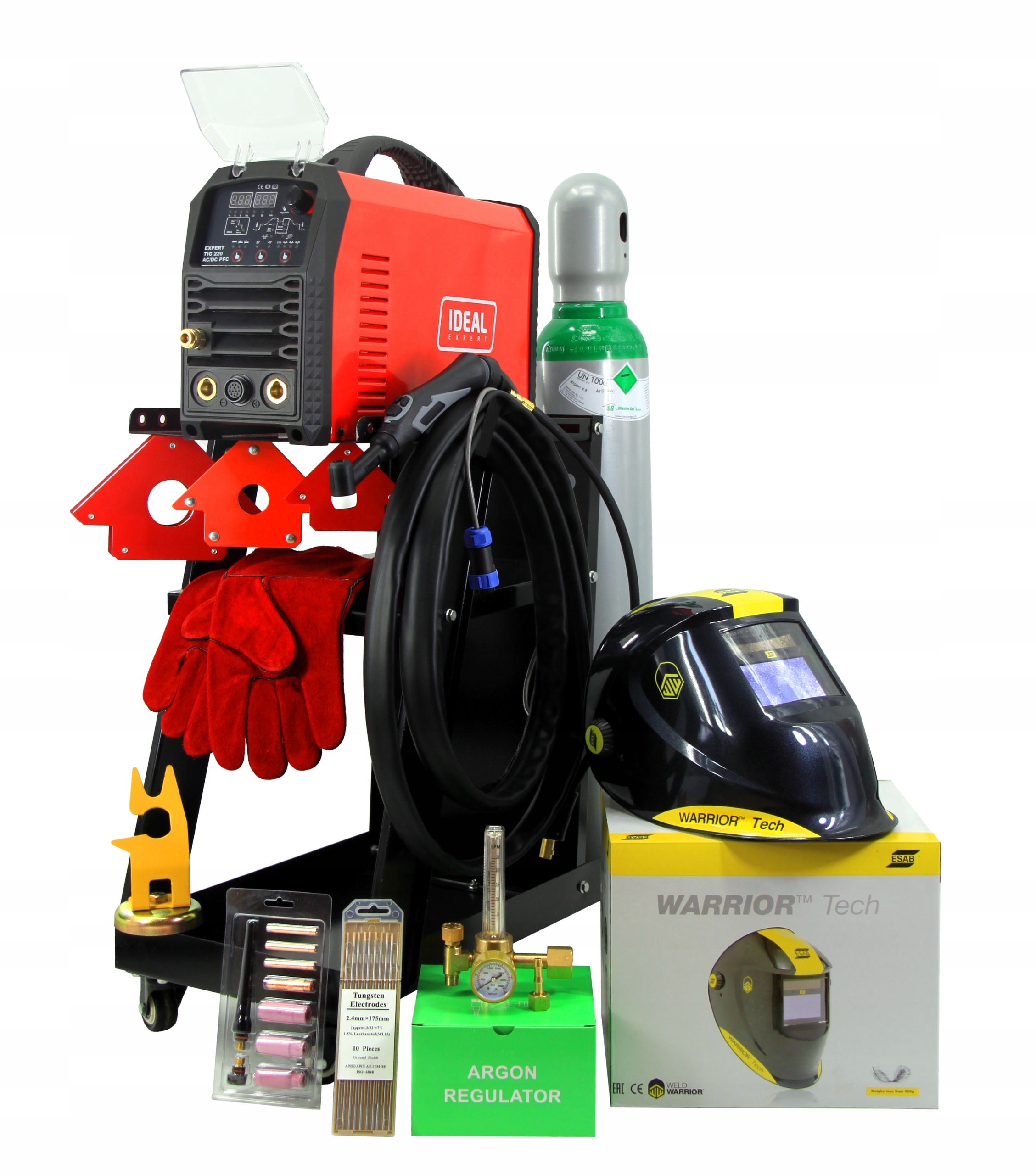 КОМПЛЕКТ IDEAL EXPERT TIG 220 AC / DC PULSE ESAB