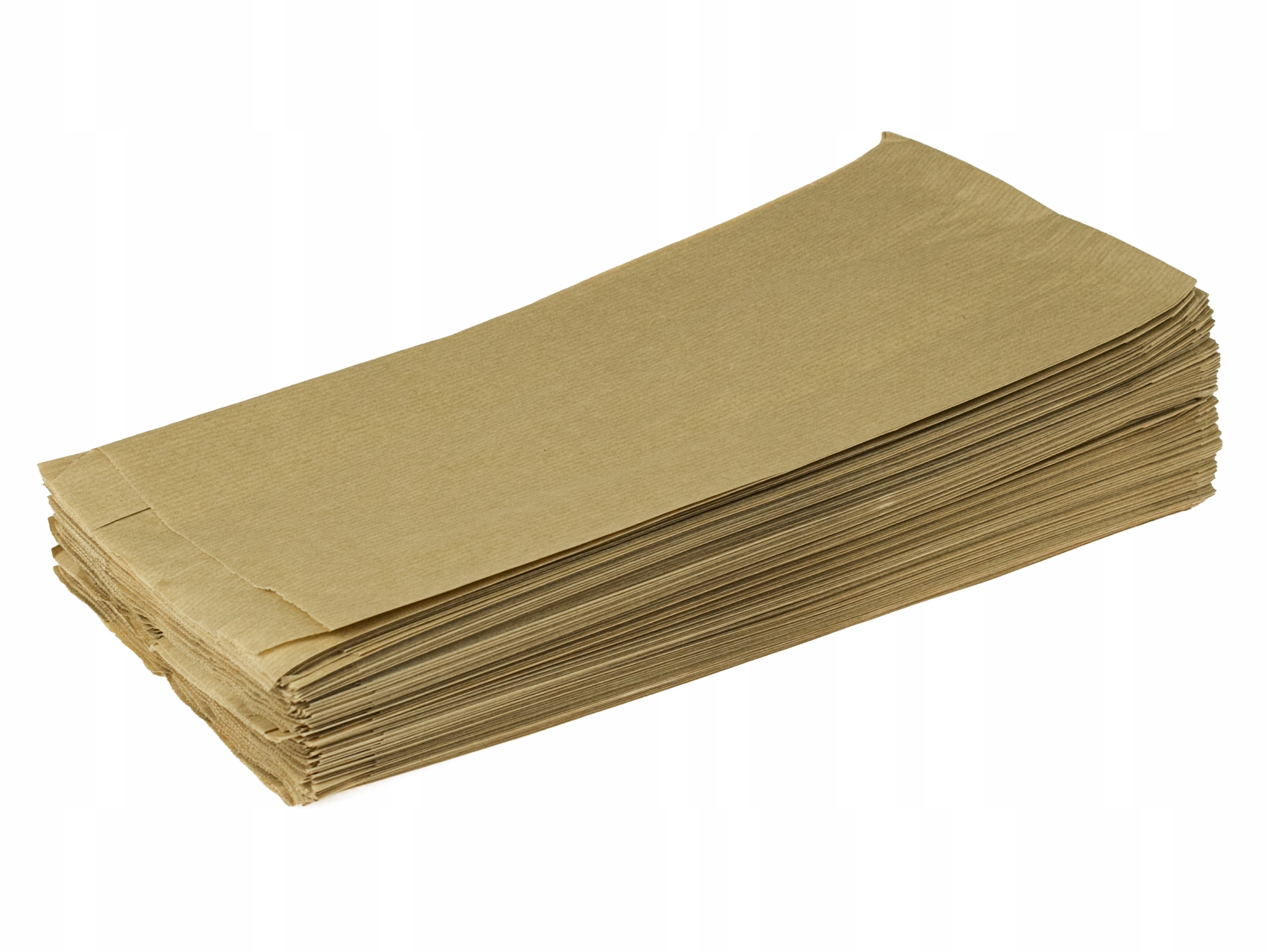 Torba Papierowa Allbag 12x21 cm FAŁDOWA BRĄZOWA 100 szt. Marka Allbag