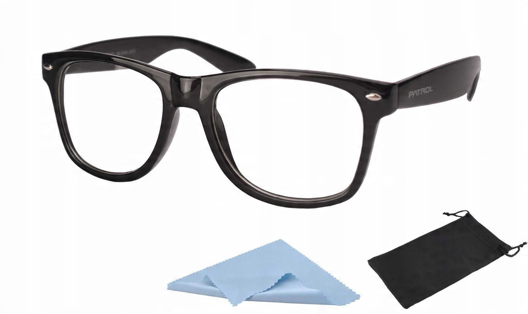

Okulary Zerówki Nerdy Kujonki kolory Uv + Gratis