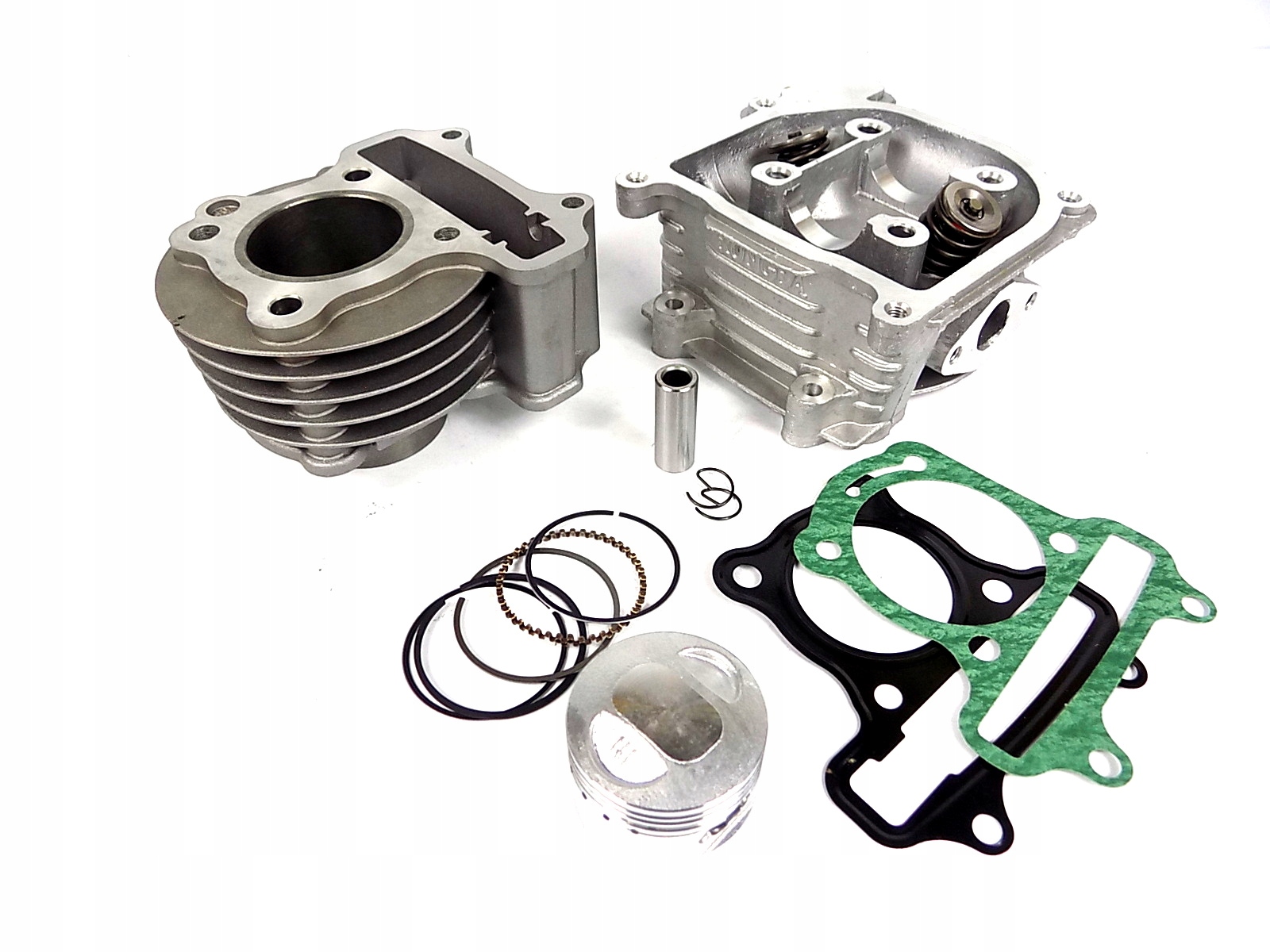 10 008 - Цилиндр и головка скутера GY6 4T 50CCM JJ139QMB