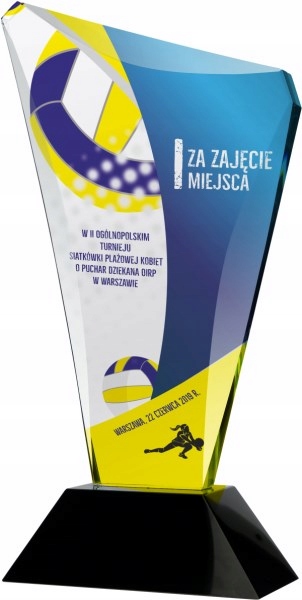 Velká skleněná soška S Potiskem Na Skle 30 cm