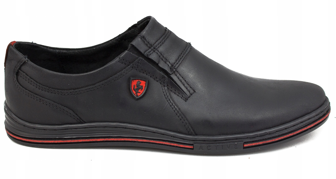 

Buty wsuwane Skóra Polbut 362 czarny 41
