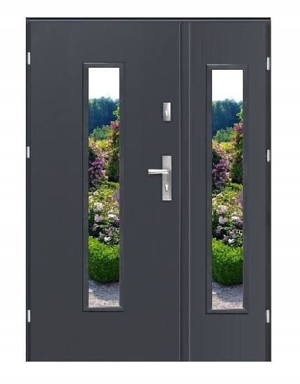 Vnější Dveře Polské Dvoukřídlé Ravena Duo