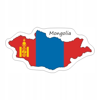 

Naklejka Mongolia na Walizkę Auto Moto Flaga