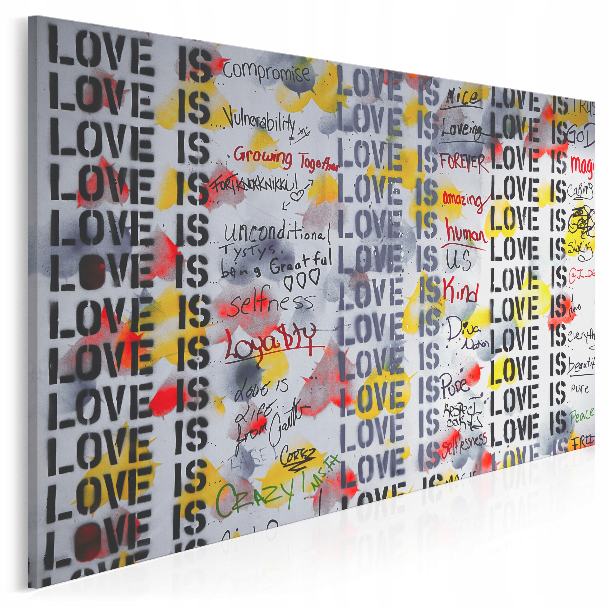

972101 Fotografia na płótnie Love Miłość Napisy