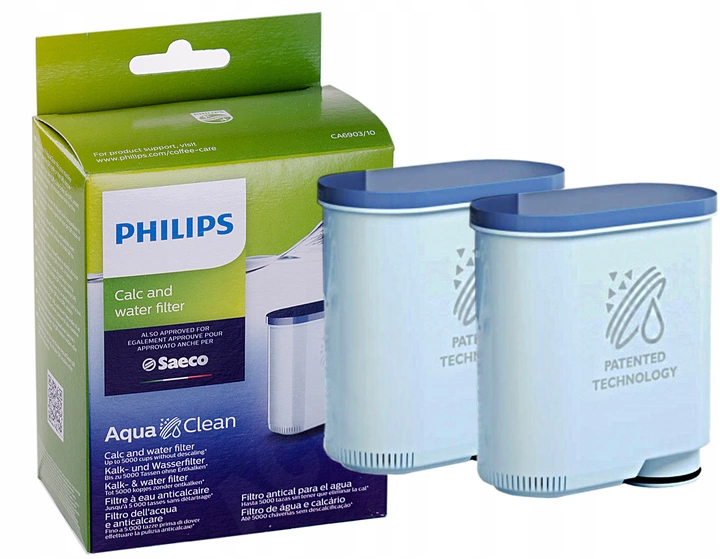 

2 x Filtr Saeco Philips Ekspres Aqua Clean CA6903