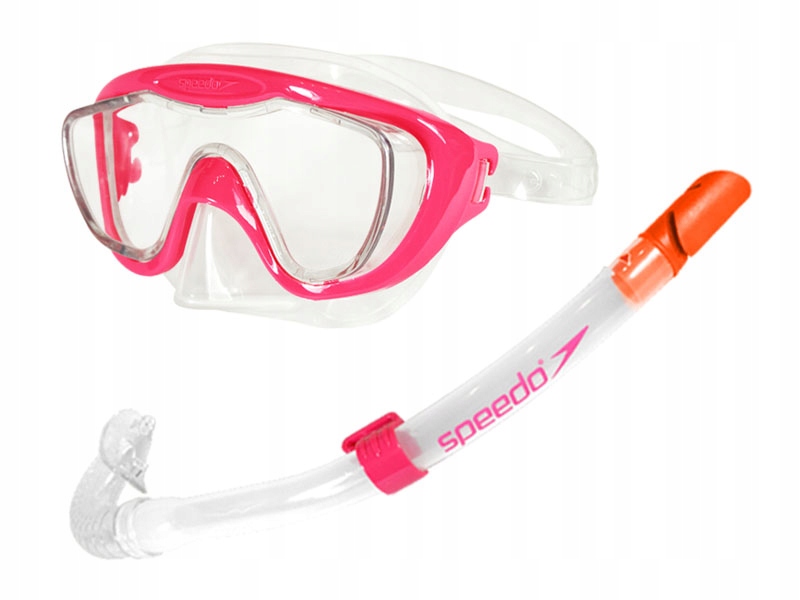 ZESTAW: Speedo MASKA + FAJKA do nurkowania JUNIOR