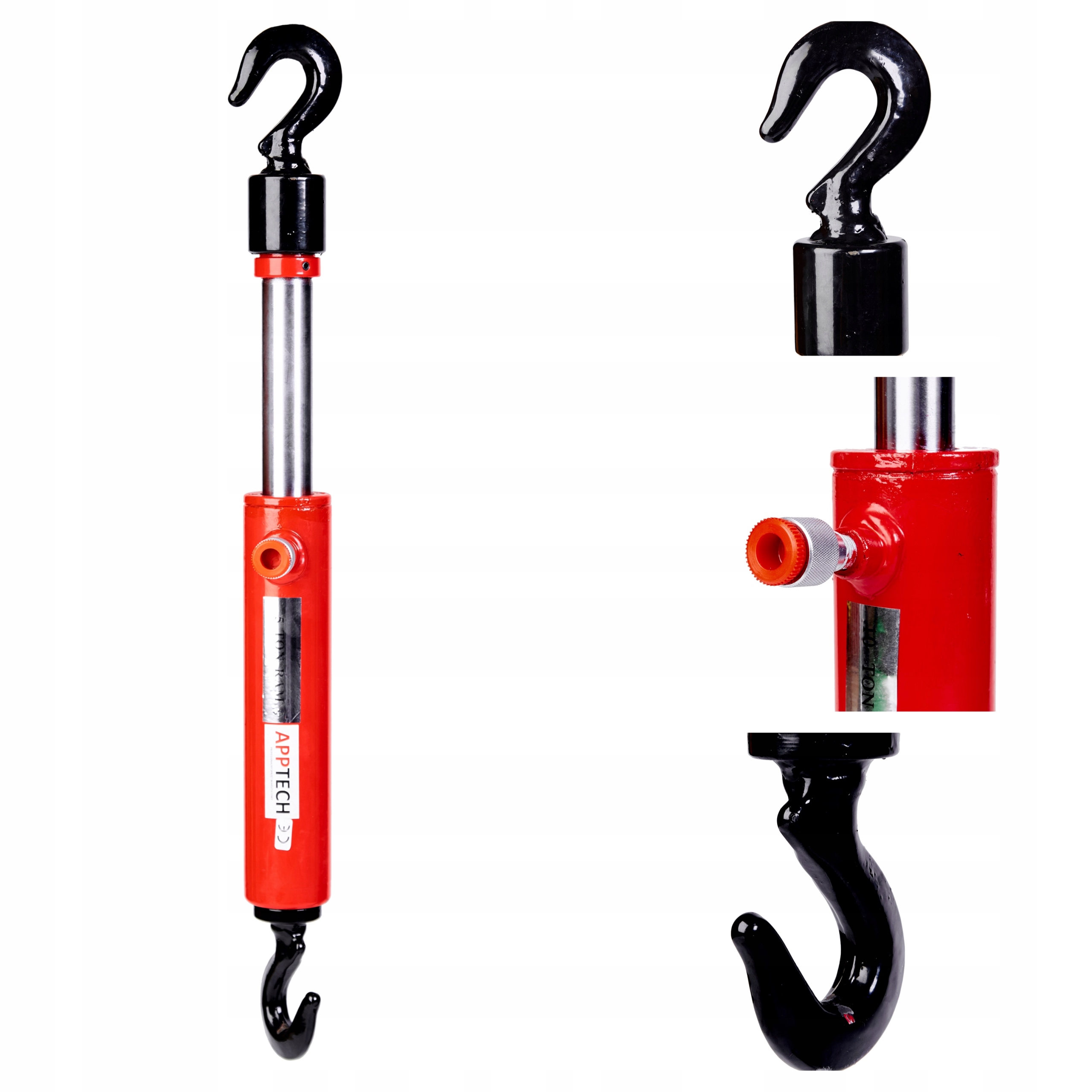 SIŁOWNIK ŚCIĄGAJĄCY 5T ROZPIERAKI MOCNE HAKI Marka AppTech