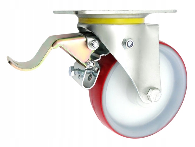 fi 125 KOŁA SKRĘTNE DO WÓZKÓW REGAŁÓW MASZYN HAMUL