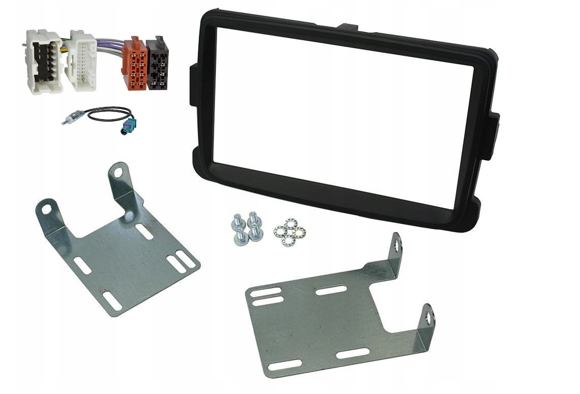 Rámeček Iso adaptér pro montáž 2DIN rádia Dacia Dokker Duster Renault Captur