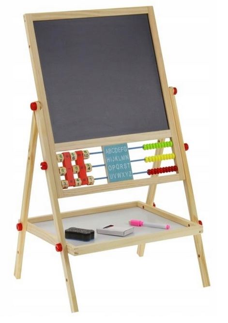 

Tablica Drewniana Kredowa Magnetyczna 2W1