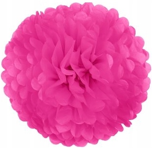 

Pompon Papierowy 35 cm - kolor Amarant